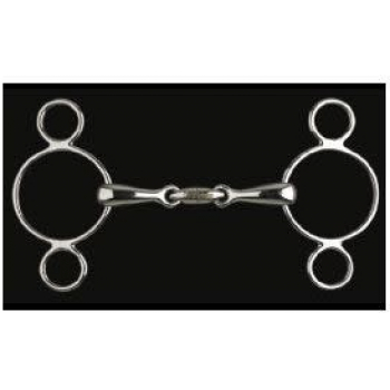 Eldonian Dutch 3 Ring Revolver Centre Gag Bit