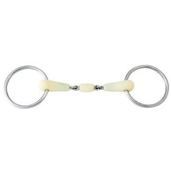 Happy Mouth Roller Loose Ring Snaffle