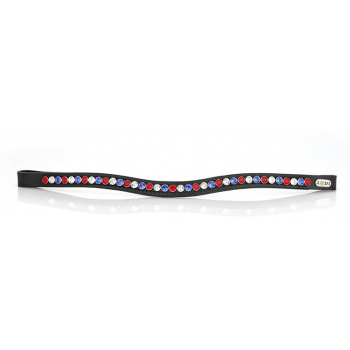Judi Famous Classic Red, White & Blue Browband