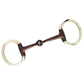 Korsteel Eggbutt Jointed Sweet Iron Snaffle 4 1/2