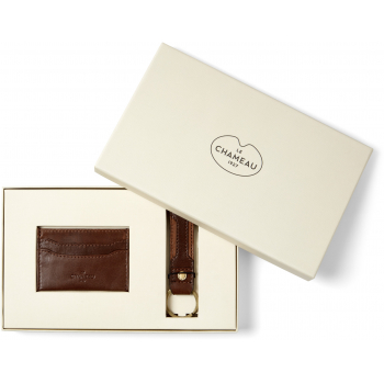 Le Chameau Key Ring & Card Wallet Gift Set