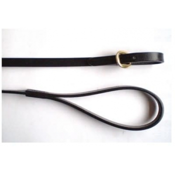 Leather Show Lead with Buckle End