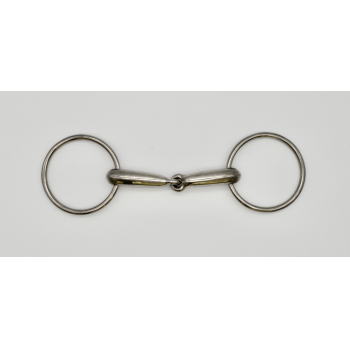 Loose Ring Hollow Mouth Single Joint 18mm S/Steel Snaffle