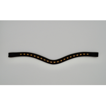 Otto Schumacher Browband with Opal & Topaz Colour Crystals