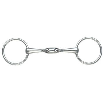 Shires Loose Ring Lozenge 18mm S/Steel Training Snaffle