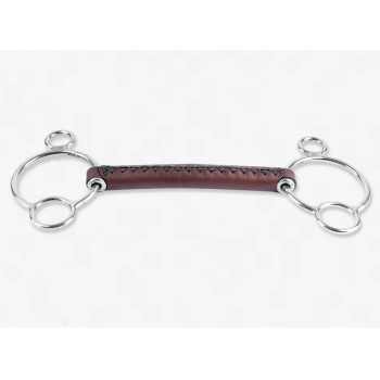 Trust Leather 2.5 Ring Straight Bar Bit